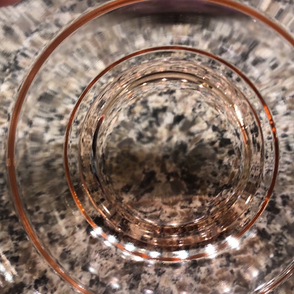 Pink Glass Round Bowl Depression Glass - Picture 5 of 5